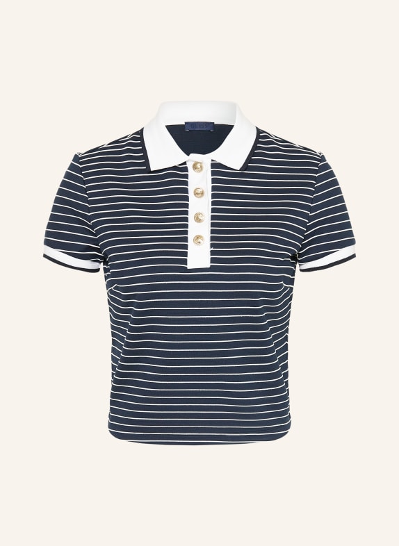 GUESS jersey polo shirt DARK BLUE / WHITE