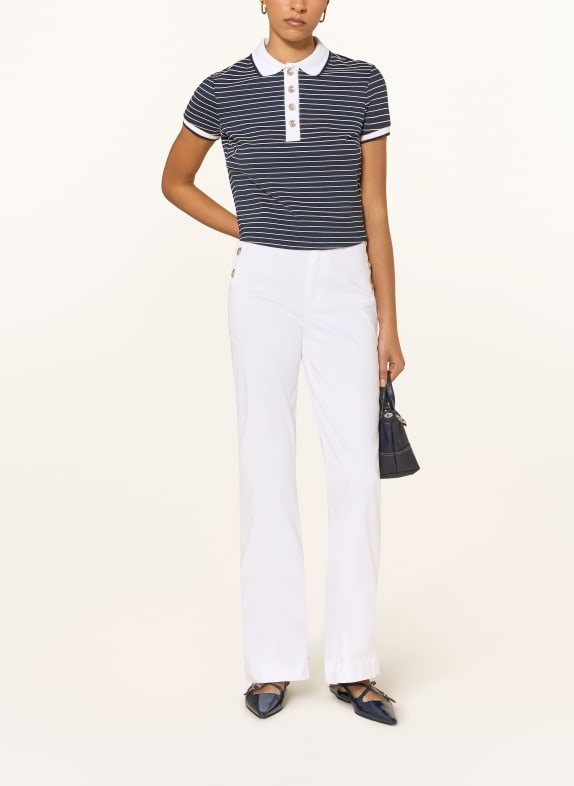 GUESS Jersey-poloshirt DONKERBLAUW / WIT