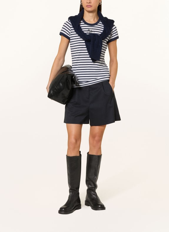 GUESS T-shirt WIT / DONKERBLAUW
