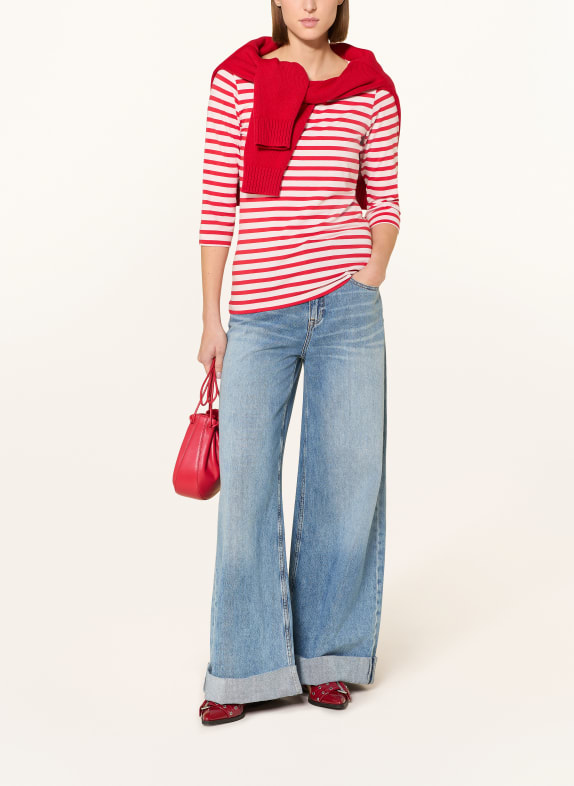 darling harbour Tricou cu mâneci 3/4 baby rose /red