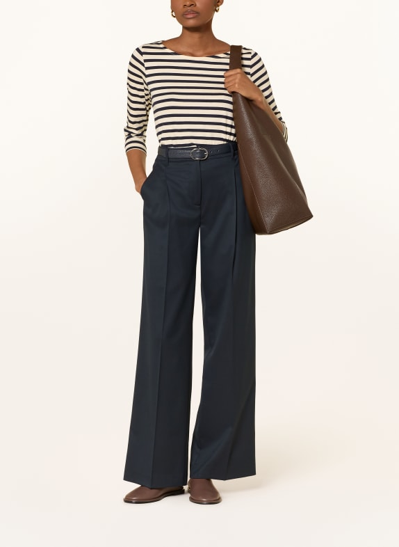 darling harbour Tricou cu mâneci 3/4 vanilla / navy