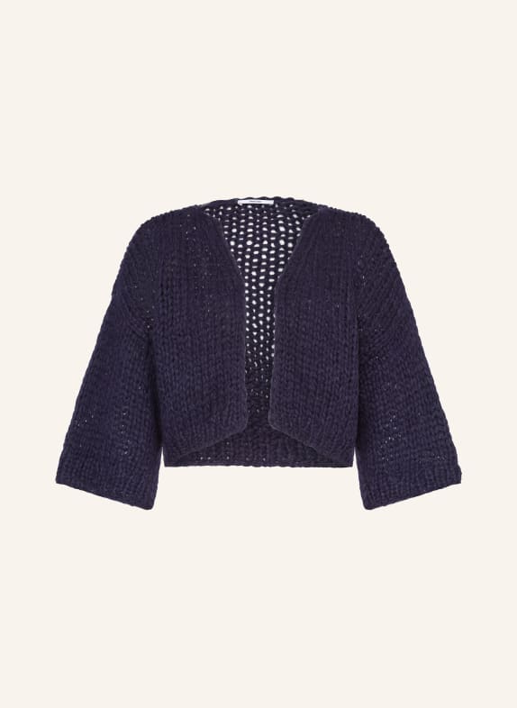 MAIAMI Strickhülle aus Alpaka mit 3/4-Arm DUNKELBLAU