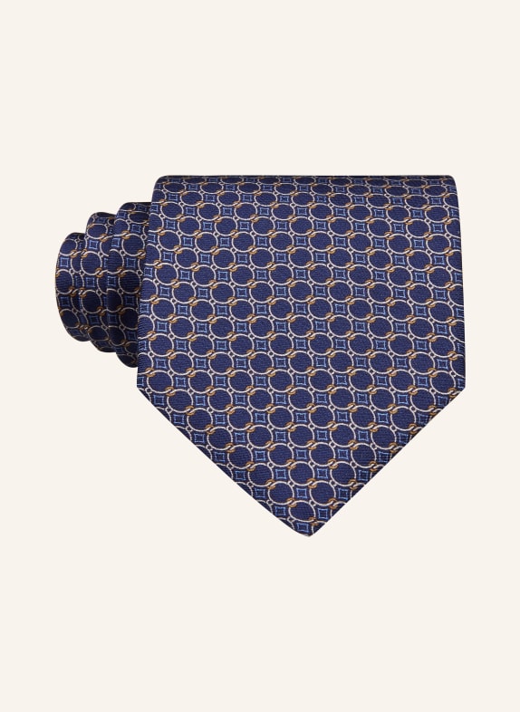 ETON necktie DARK BLUE / DARK YELLOW / BLUE