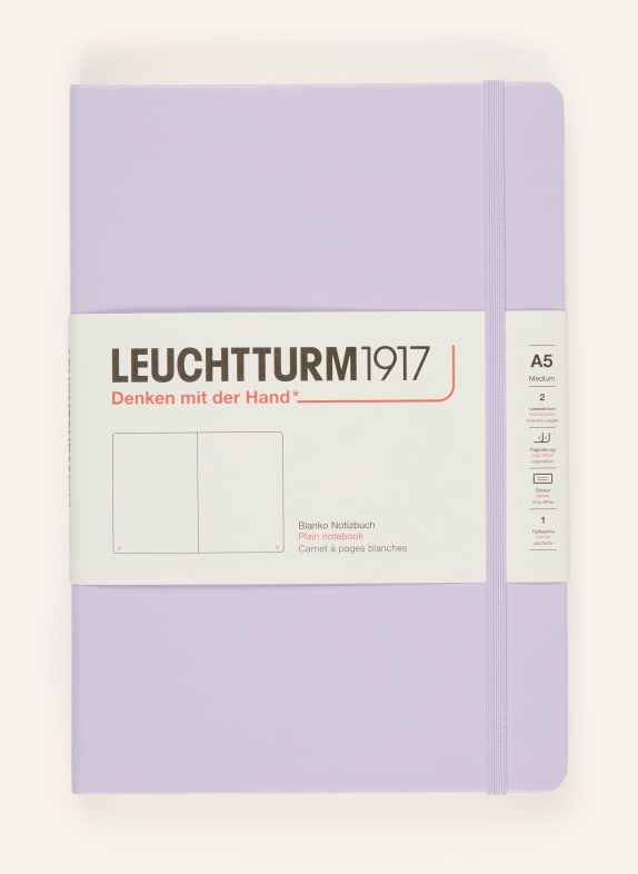 LEUCHTTURM Notizbuch MEDIUM HELLLILA