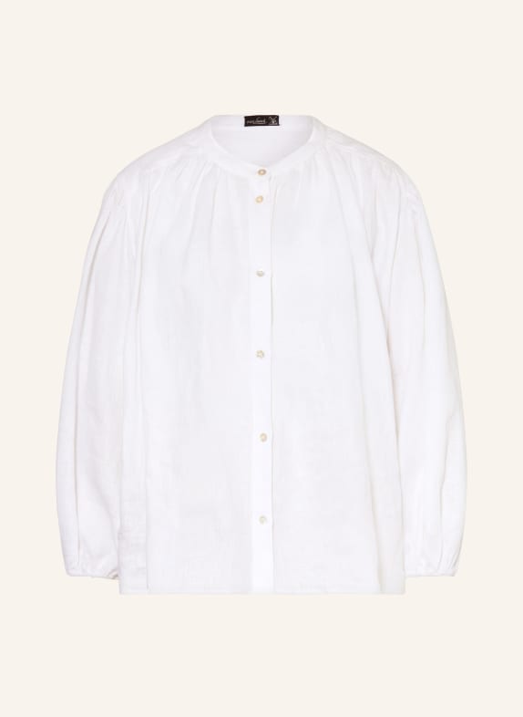 van Laack Bluzka lniana VL-CIRAH-SVKN BIAŁY