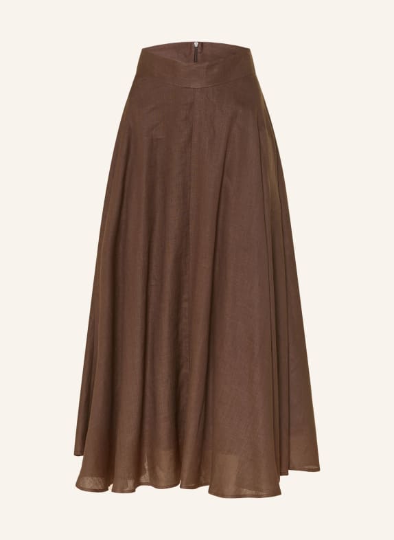 van Laack Leinenrock VL-RALEA-SVLV DUNKELBRAUN