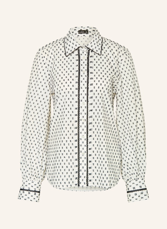 van Laack Hemdbluse VL-CELLINE-PB WEISS / DUNKELBLAU