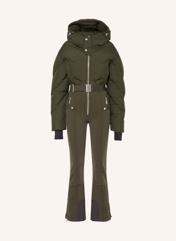 CORDOVA Daunen-Ski-Overall AJAX DUNKELGRÜN