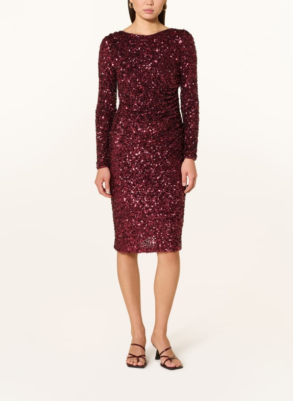 SWING Cocktailkleid DUNKELROT