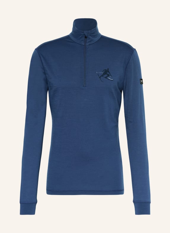 super.natural Midlayer TUNDRA175 TONI mit Merinowolle BLAU