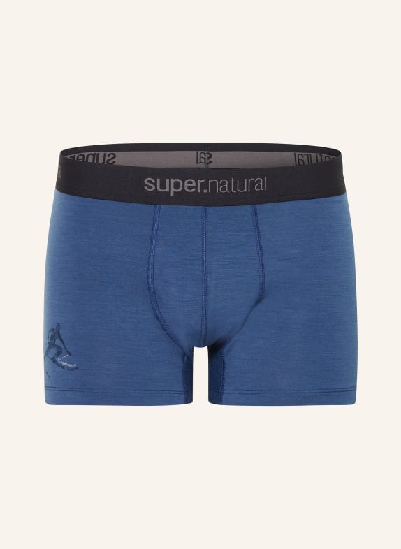 super.natural Funktionswäsche-Boxershorts TUNDRA175 TONI mit Merinowolle BLAU
