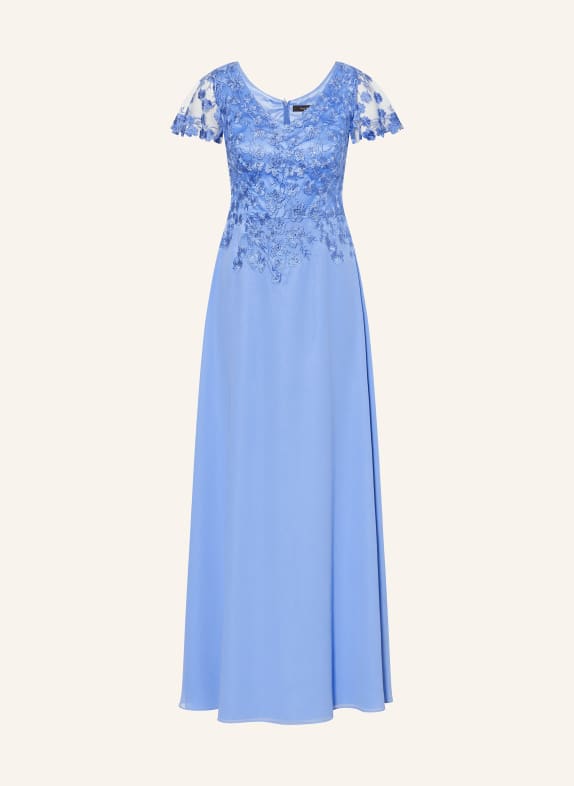Vera Mont Abendkleid mit Spitze HELLBLAU