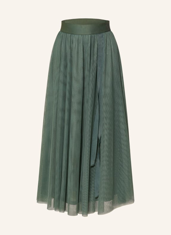 V by Vera Mont tylová sukně ZELENÁ