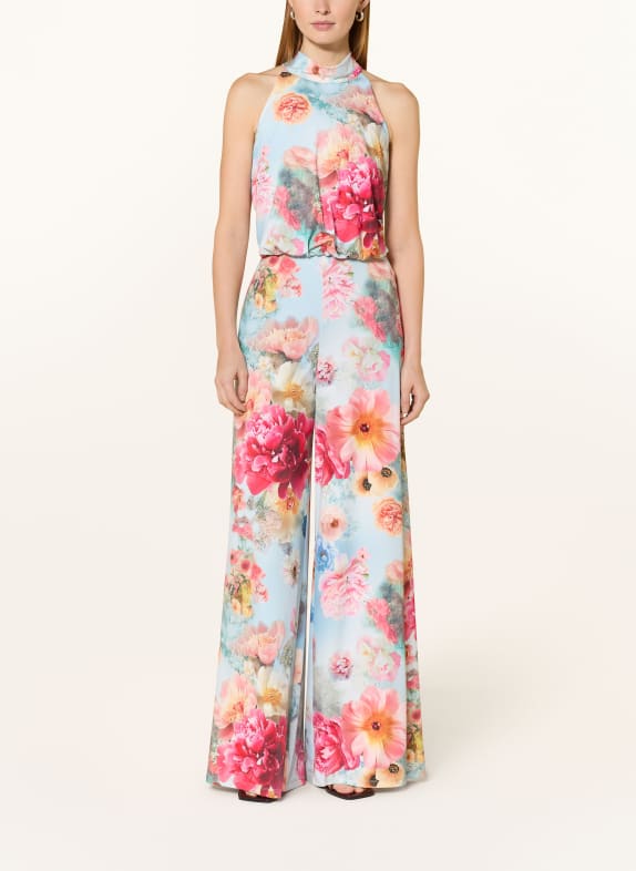 V by Vera Mont Jersey-jumpsuit LICHTBLAUW / ROZE / GROEN