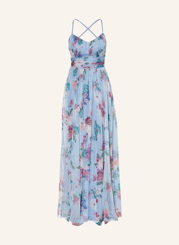 VM Vera Mont Abendkleid HELLBLAU / ROSA / GRÜN