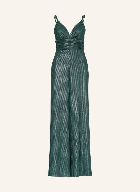 VM Vera Mont Jumpsuit mit Glitzergarn GRÜN