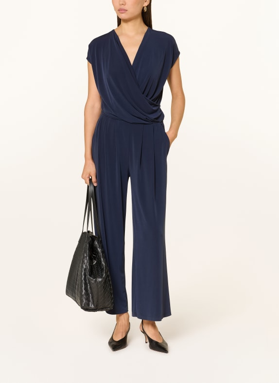 ROBE LÉGÈRE Wrap-style jumpsuit DARK BLUE