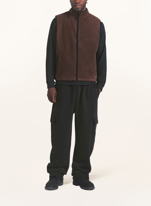 SKIMS Loungeväst i fleece ARCTIC FLEECE ESPRESSO