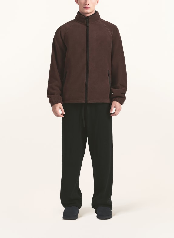 SKIMS Loungejacka i fleece ARCTIC FLEECE ESPRESSO