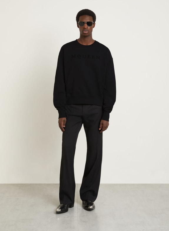 McQUEEN sweatshirt ZWART