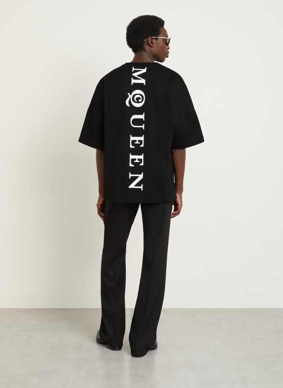 McQUEEN T-shirt ZWART