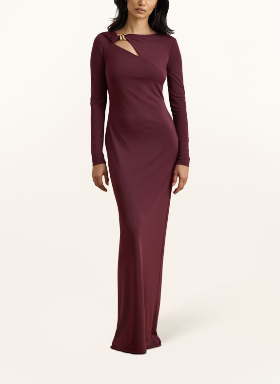 LAUREN RALPH LAUREN Abendkleid DUNKELROT