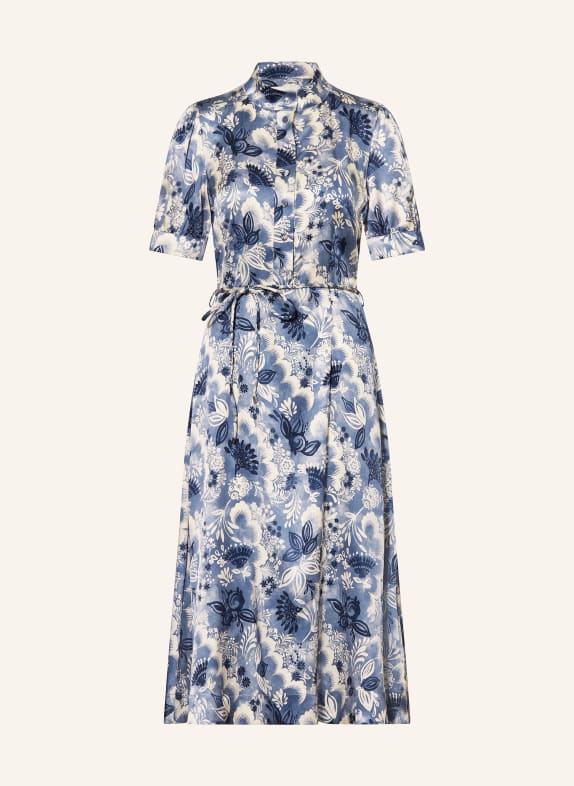 dea kudibal Hedvábné šaty TORADEA MODRÁ / REŽNÁ