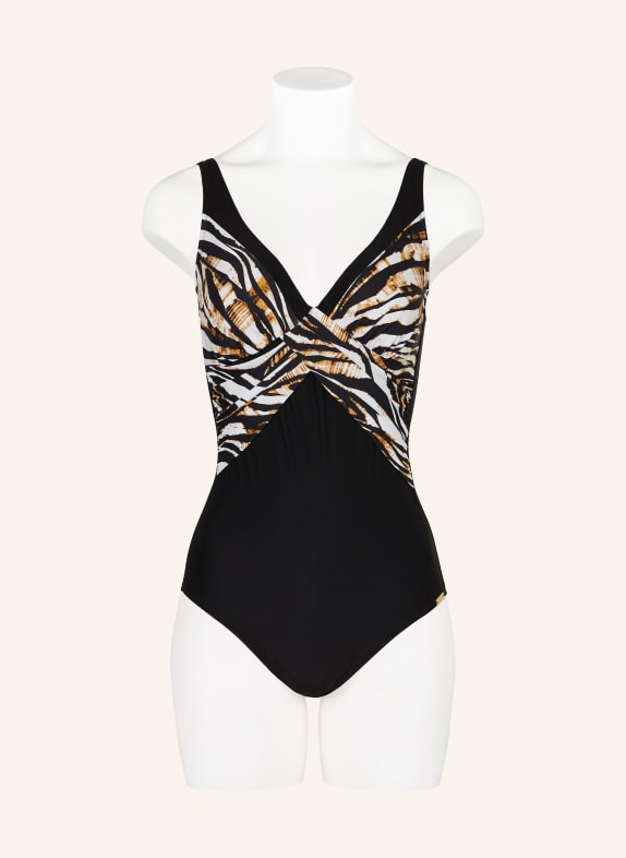 Charmline Shape-badpak WILD CONTRAST ZWART / BRUIN / WIT