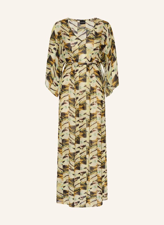 Charmline Strandkleid DESERT LINES mit 3/4-Arm CREME / BRAUN / GRÜN
