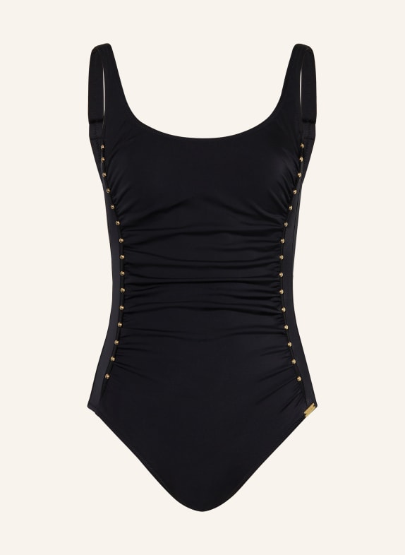 Charmline Shape-Badeanzug DESERT LINES SCHWARZ