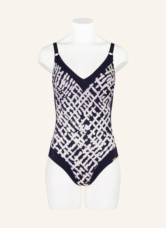 Charmline Shape-badpak MODERN MARINA DONKERBLAUW / WIT