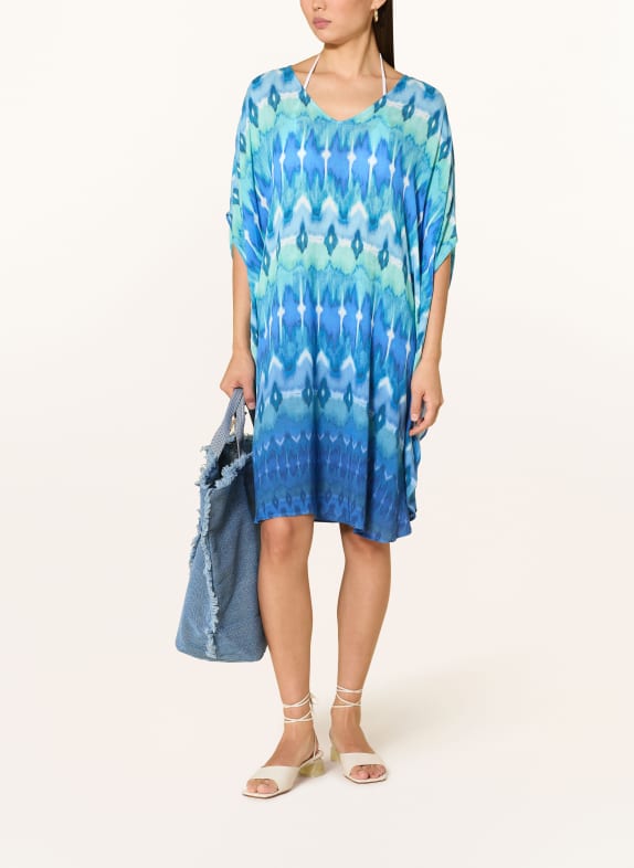 Charmline Strandkleid IKAT ENERGY BLAU / HELLBLAU