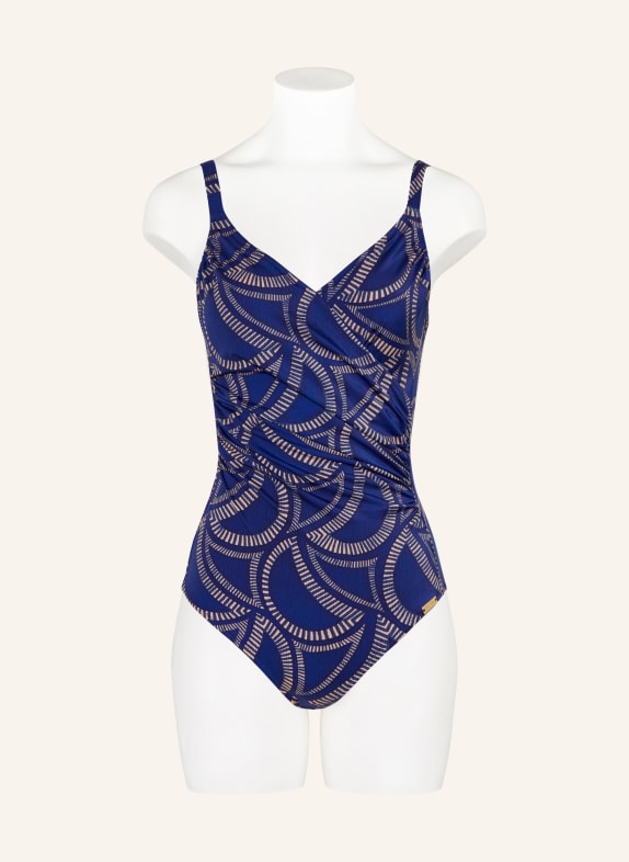 Charmline Shape-badpak TRIBAL FLOW BLAUW / BEIGE