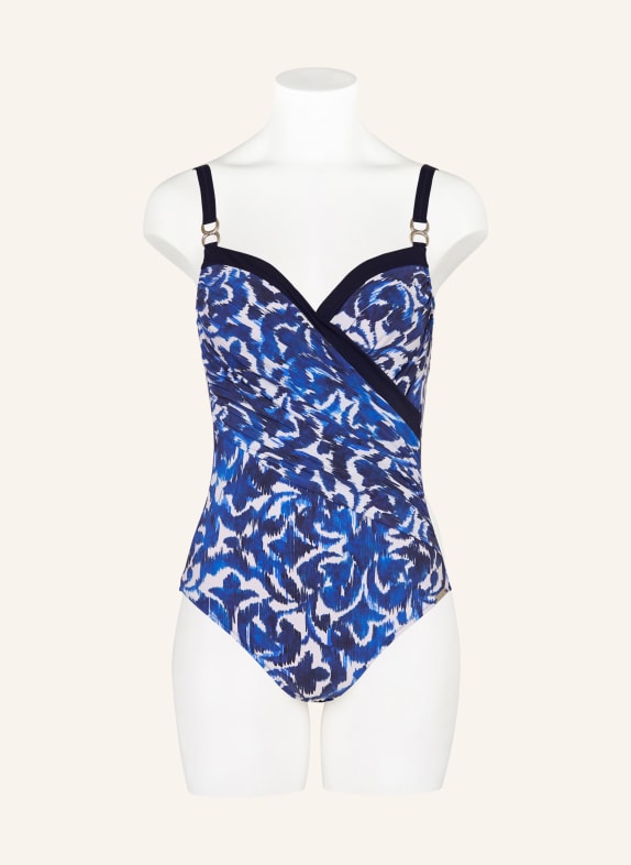 Charmline Beugelbadpak AEGEAN SPIRIT met shaping-effect DONKERBLAUW / BLAUW / WIT