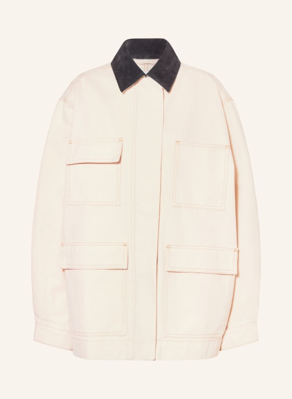 ARMEDANGELS Overjacket CRÈME / DONKERGRIJS