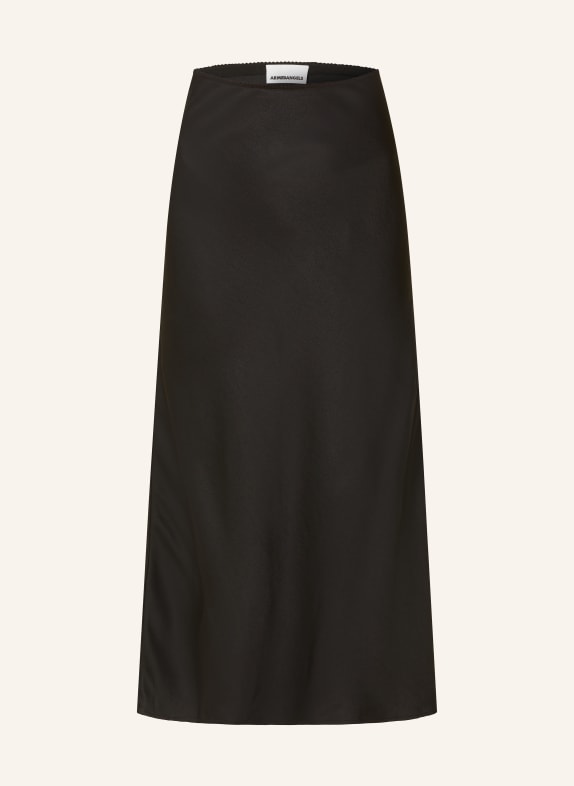 ARMEDANGELS Saténová sukně LENOVAA ČERNÁ
