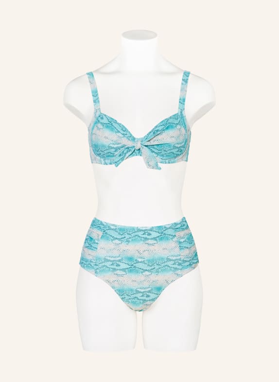 Lidea Beugel-bikinitop ARCTIC SERPENT TURQUOISE / WIT / ZWART