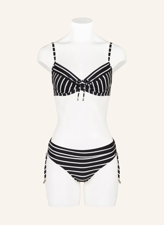 Lidea Basic bikinibroekje LINE UP ZWART / WIT