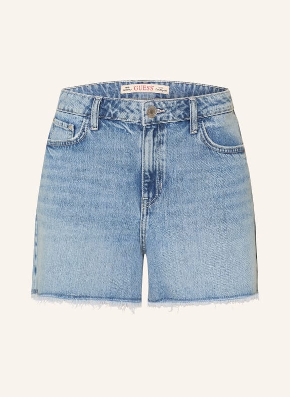 GUESS Jeansshorts mit Schmucksteinen SKV1 SKY VIEW