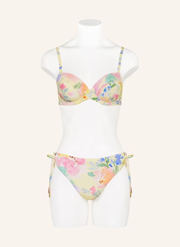 MARYAN MEHLHORN Bikinitop met beugels FLORESSENCE LICHTGEEL / ROSE CLAIR / GROEN