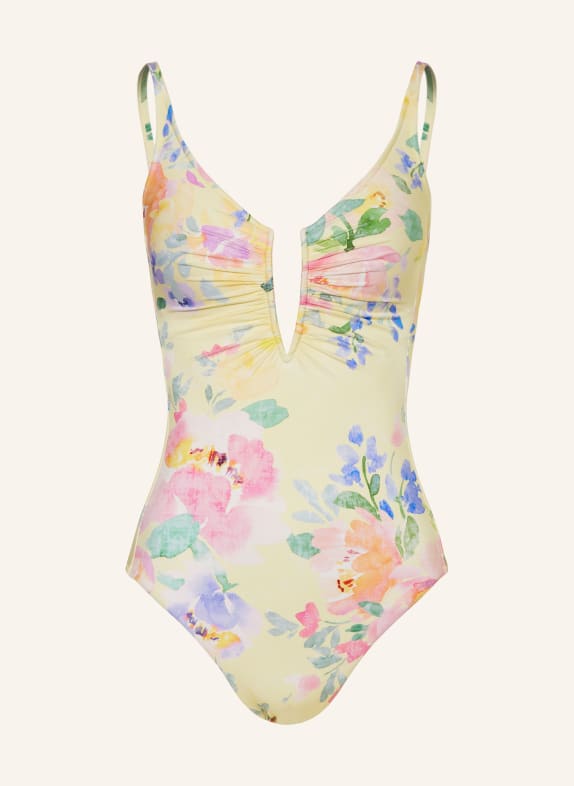 MARYAN MEHLHORN Badeanzug FLORESSENCE HELLGELB / ROSA / HELLGRÜN