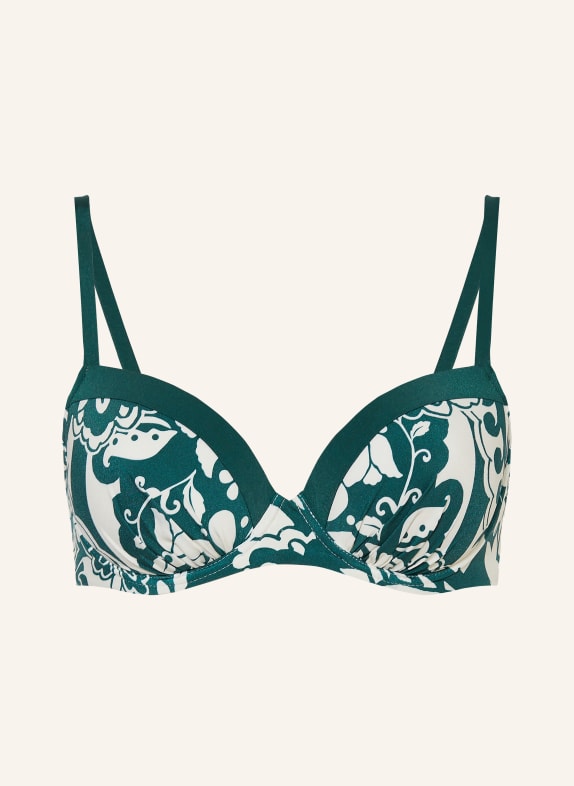 MARYAN MEHLHORN Beugel-bikinitop HALCYON GROEN / WIT