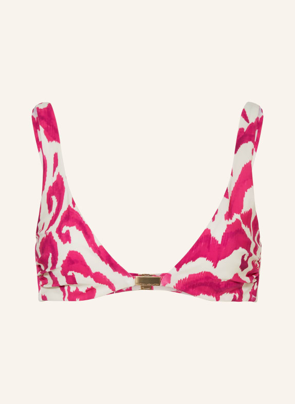 MARYAN MEHLHORN Bügel-Bikini-Top SOLARA PINK / CREME
