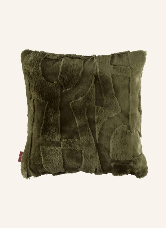 AIGNER Kunstfell-Dekokissenhülle A-SERENITY KHAKI
