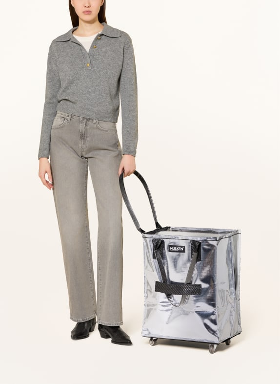 HULKEN Shopper MEDIUM ZILVER