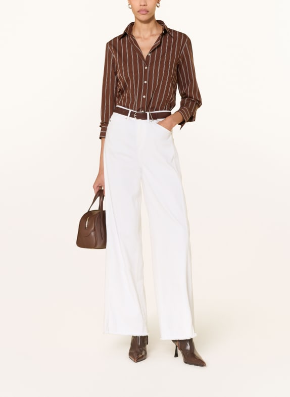 RAFFAELLO ROSSI Wide Leg Jeans SENA 120 Natur