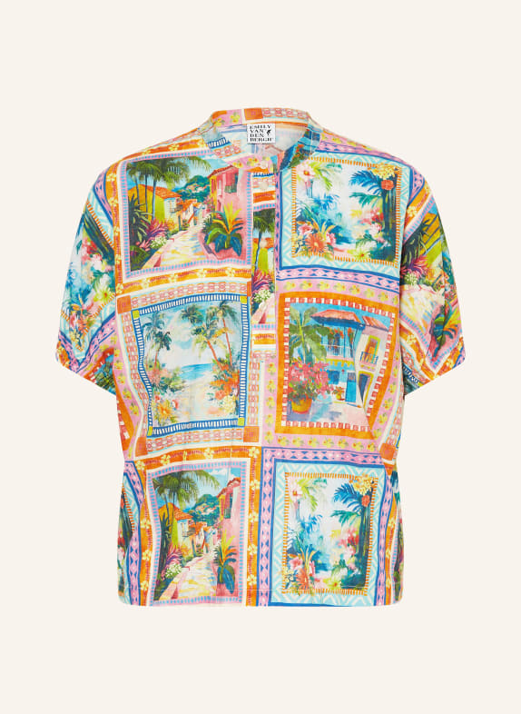 Emily VAN DEN BERGH Blusenshirt ORANGE / ROT / BLAU