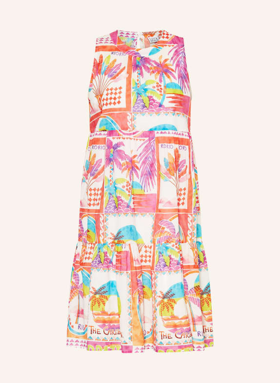 Emily VAN DEN BERGH Kleid ROSA / BEIGE / ECRU