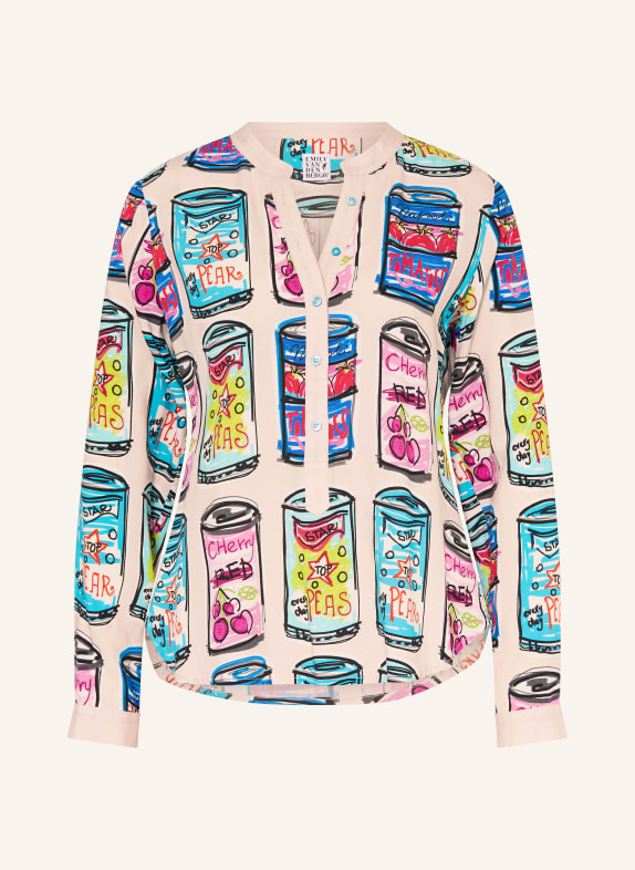 Emily VAN DEN BERGH bluzka JASNORÓŻOWY / MOCNORÓŻOWY / JASKRAWY NIEBIESKI