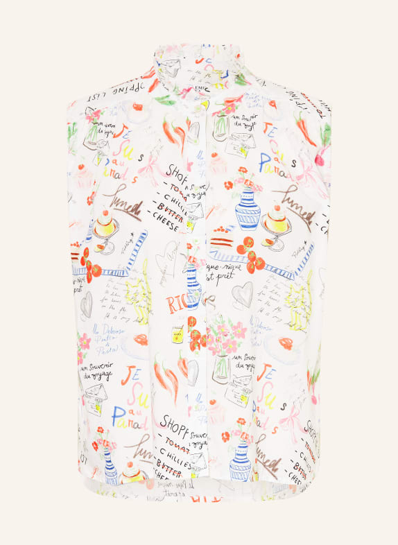 Emily VAN DEN BERGH Blusentop CREME / ROT / BLAU